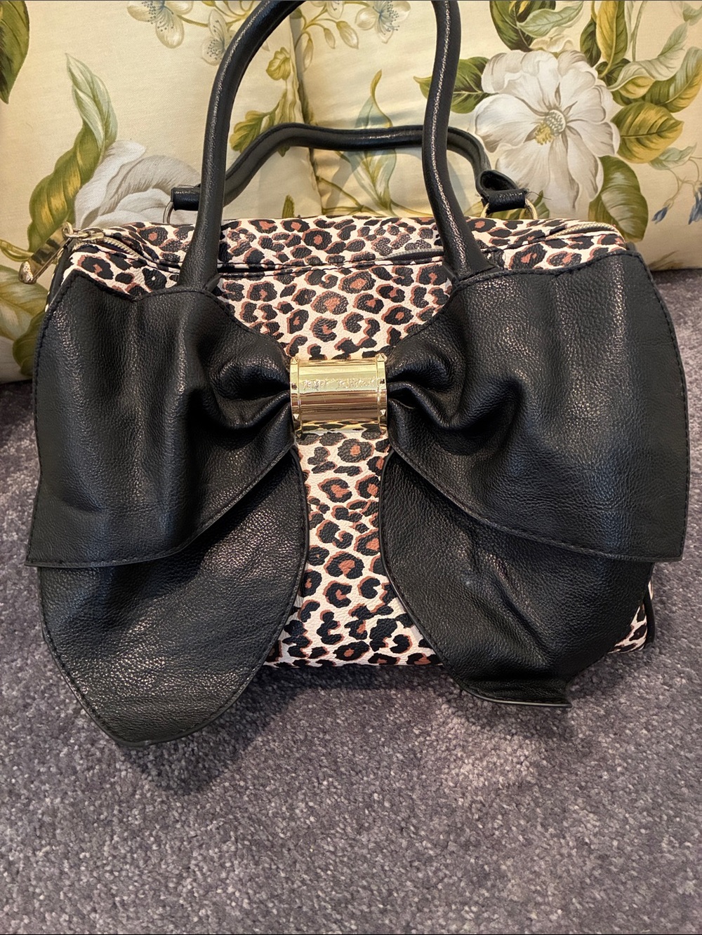 Betsey Johnson Leopard Tote Bag